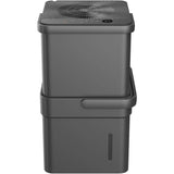 50 Pint Smart Portable Cube Dehumidifier with Pump - Black