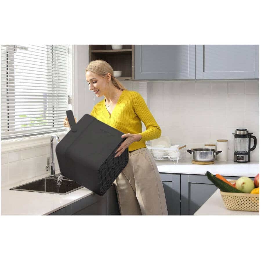 50 Pint Smart Portable Cube Dehumidifier with Pump - Black