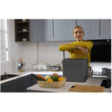 50 Pint Smart Portable Cube Dehumidifier with Pump - Black