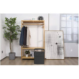50 Pint Smart Portable Cube Dehumidifier with Pump - Black