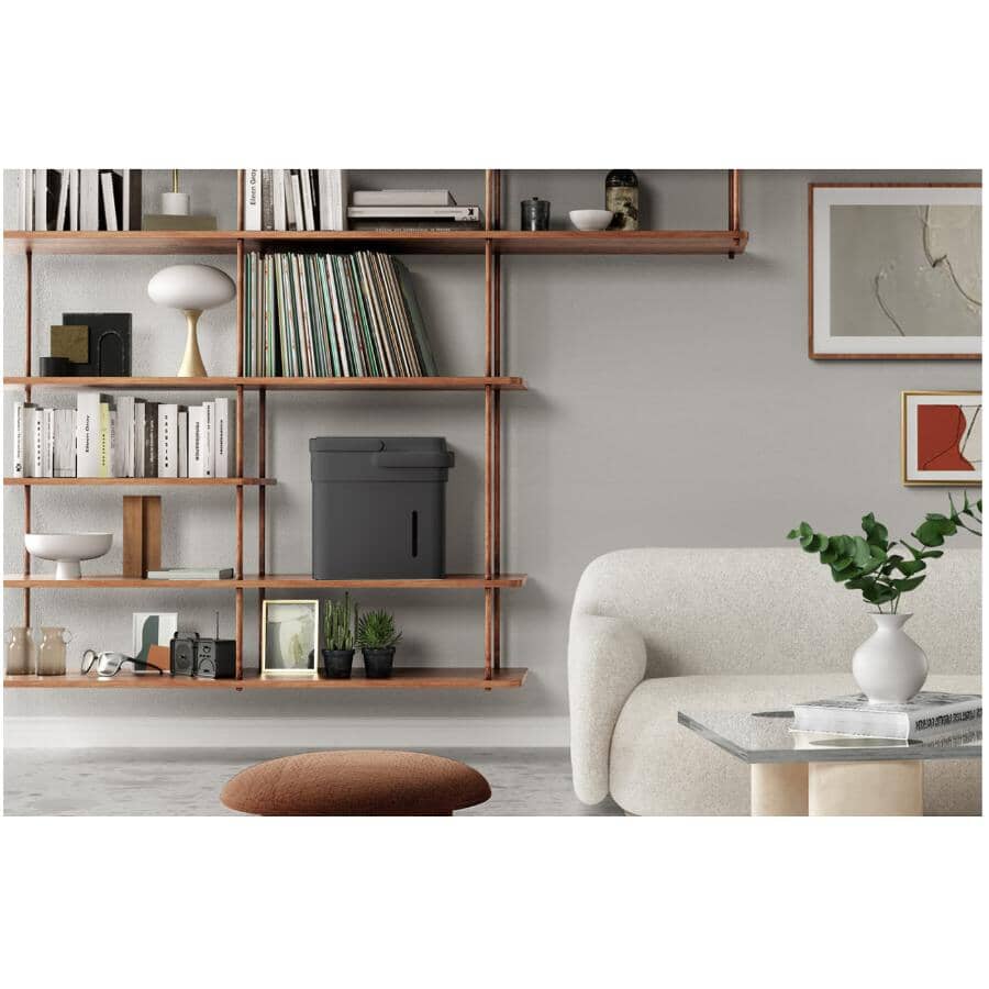 50 Pint Smart Portable Cube Dehumidifier with Pump - Black