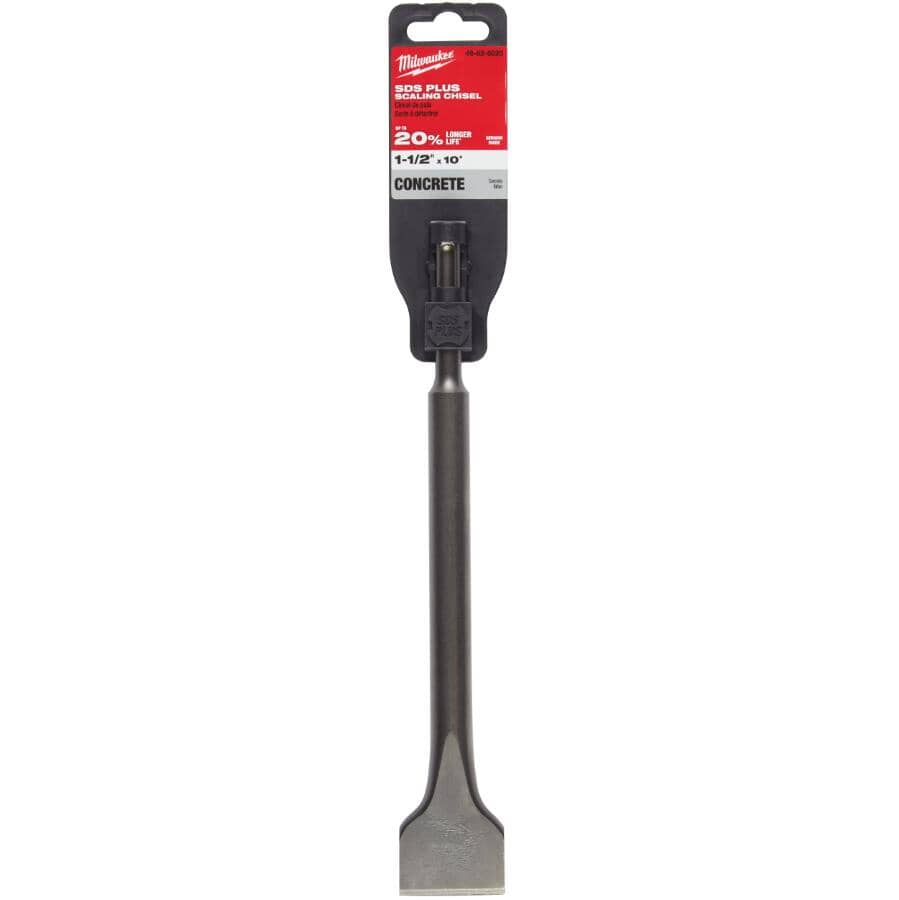 1-1/2" x 10" SDS PLUS Scaling Chisel Drill Bit