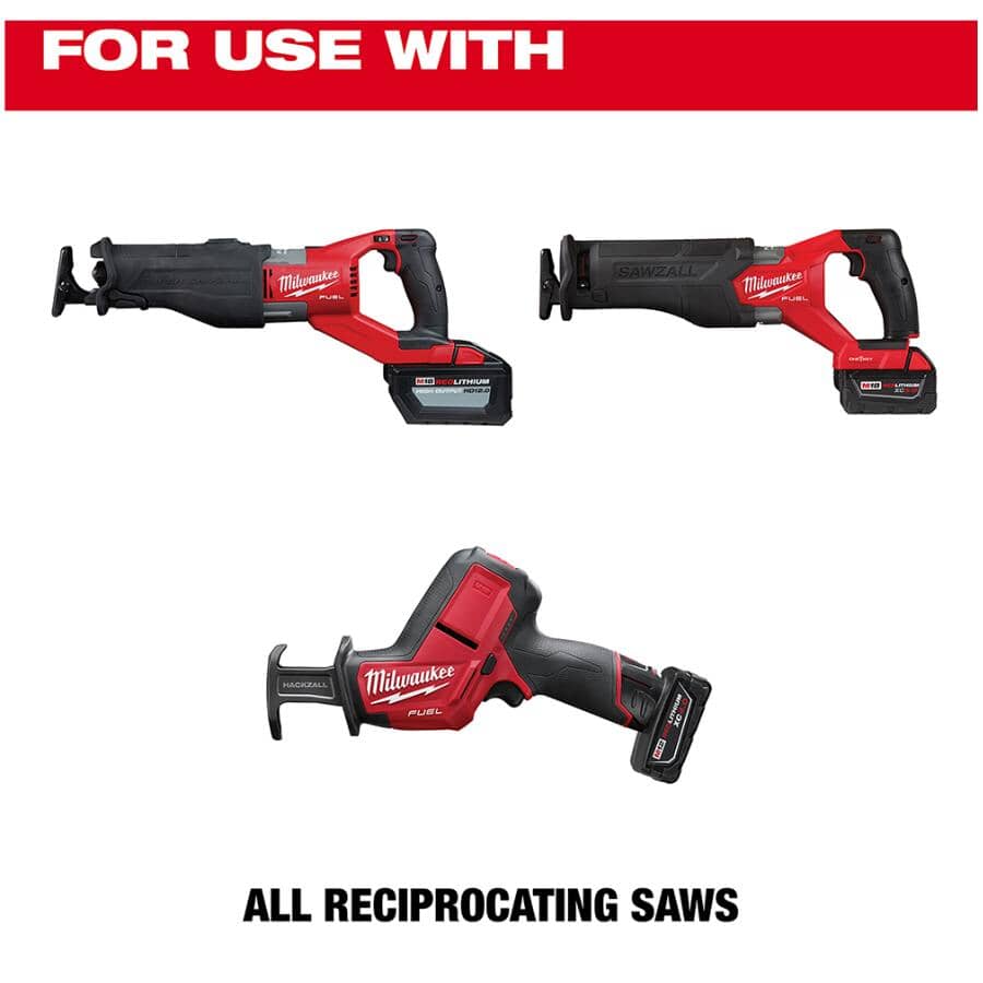 12" 5 TPI Sawzall The Ax Reciprocating Saw Blade - with Carbide Teeth