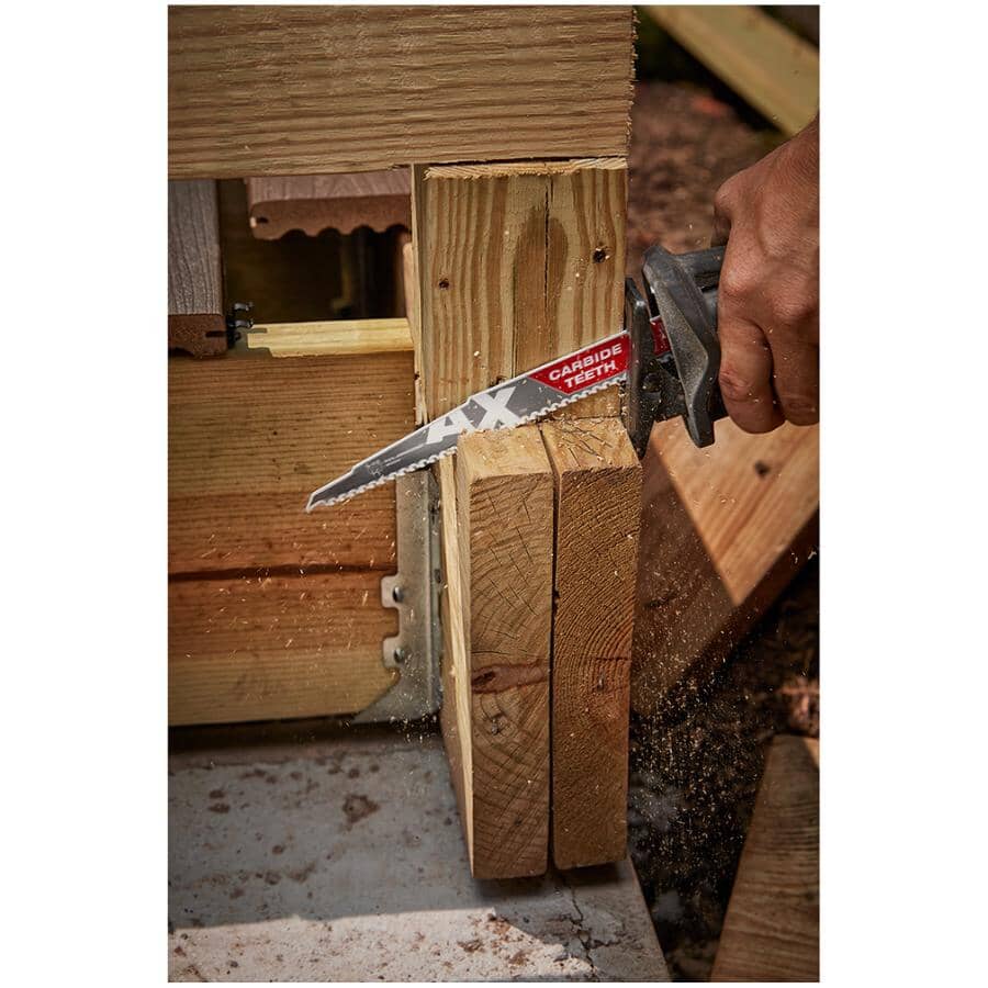 12" 5 TPI Sawzall The Ax Reciprocating Saw Blade - with Carbide Teeth