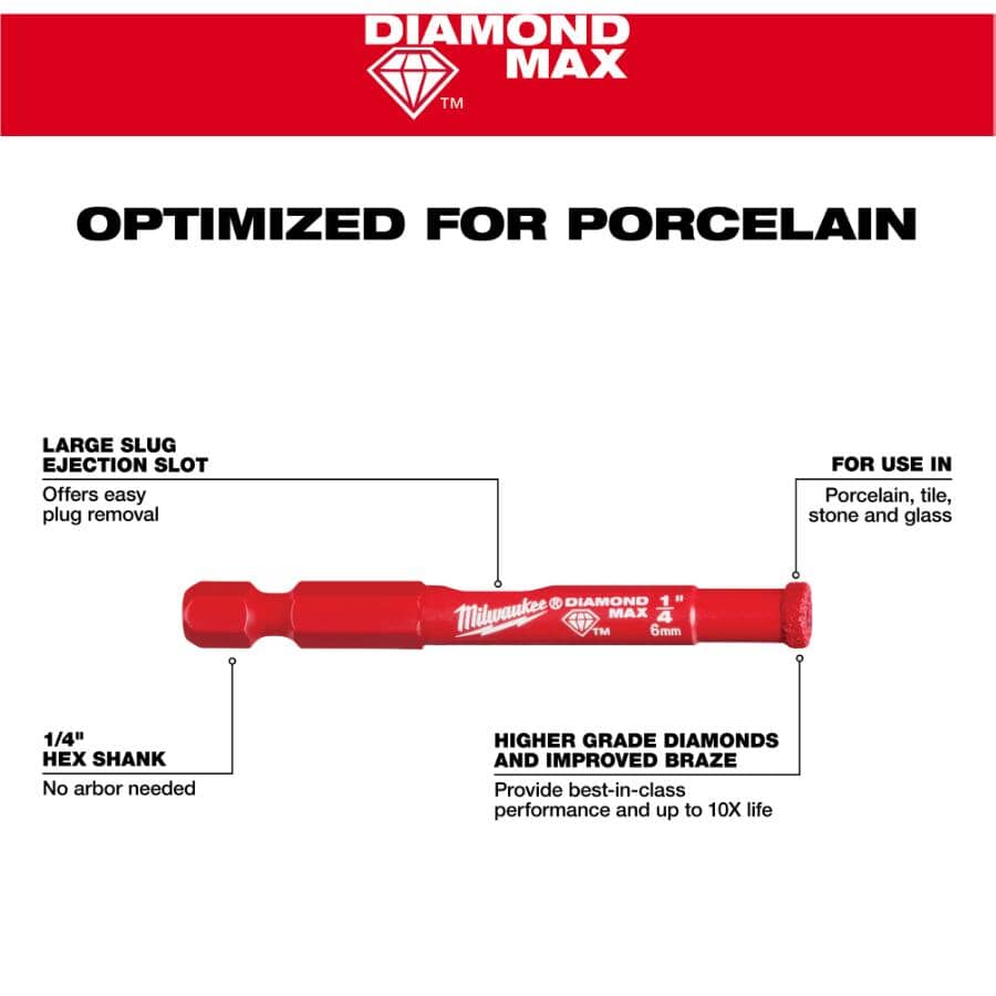 1/2" Diamond Plus Hole Saw
