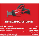 12 Volt Lithium-ion Hackzall Reciprocating Saw Kit