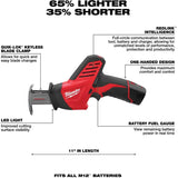 12 Volt Lithium-ion Hackzall Reciprocating Saw Kit
