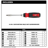 14-In-1 Ratcheting Multi-Bit Screwdriver