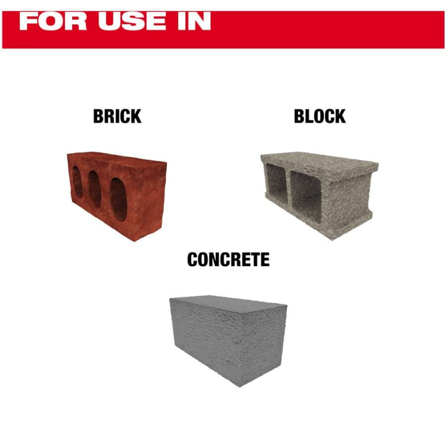 1/4" x 4" x 6" SDS PLUS Drill Bit - 2 Cutters