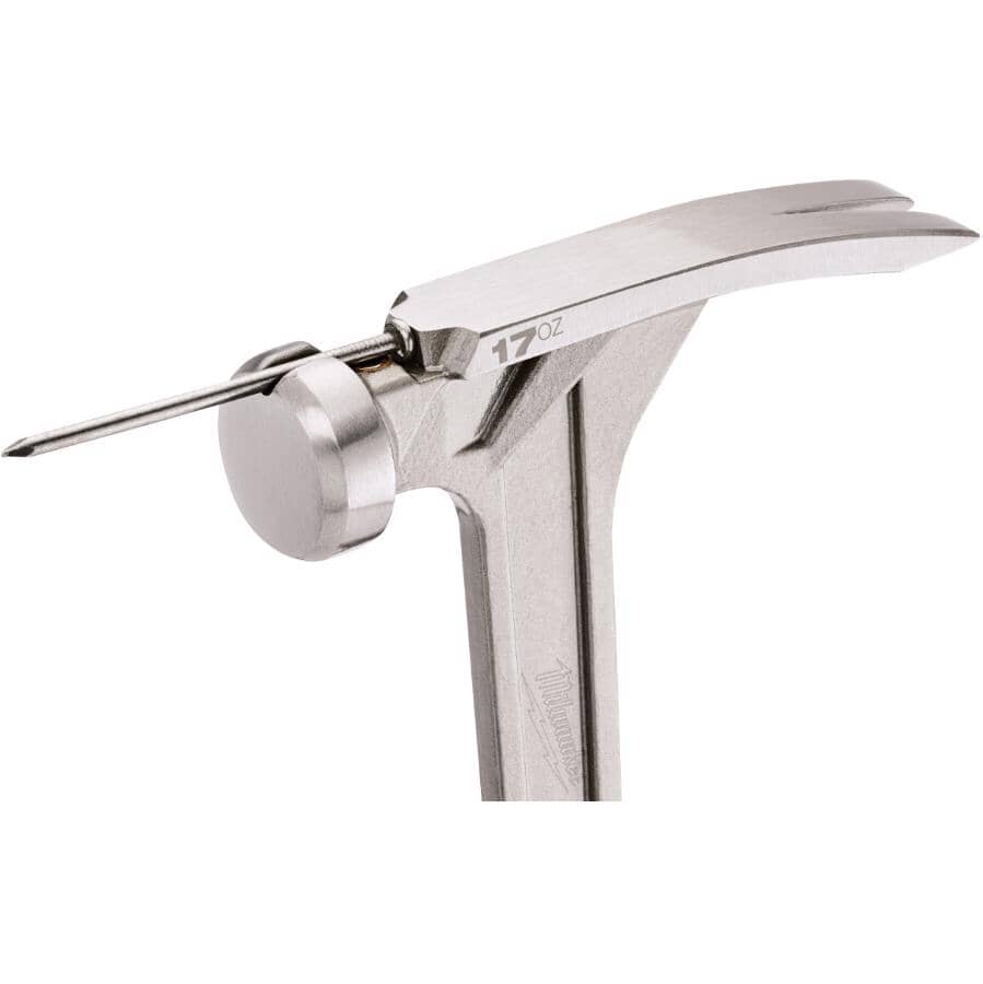 17 oz Smooth Face Framing Hammer - with Straight Claw