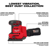 18V Lithium-Ion Cordless 1/4 Sheet Sander - Tool Only