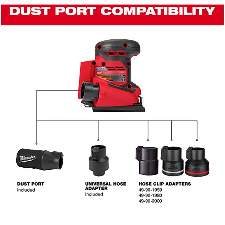 18V Lithium-Ion Cordless 1/4 Sheet Sander - Tool Only