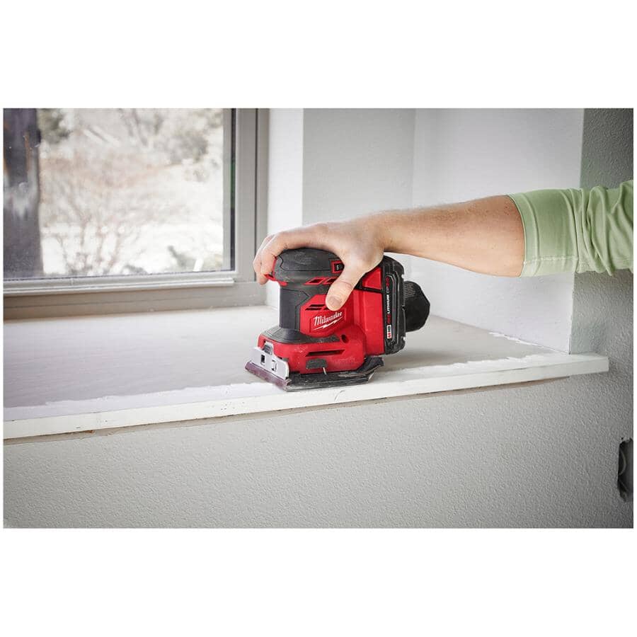 18V Lithium-Ion Cordless 1/4 Sheet Sander - Tool Only