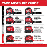 25' Compact Magnetic Tape Measure