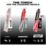 6" 10 TPI Sawzall The Torch Reciprocating Saw Blades - 5 Pack