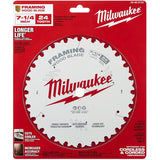 7-1/4" 24 Tooth Carbide Framing Circular Saw Blade