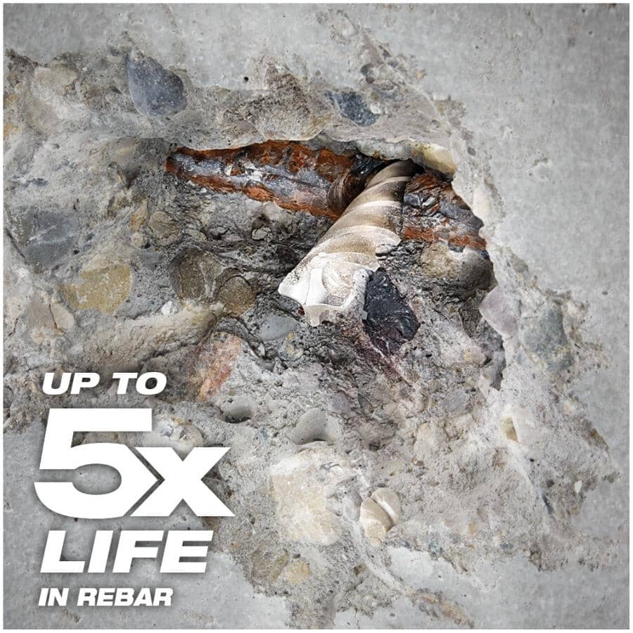 7/8" x 17" x 21" SDS MAX Drill Bit - 4 Cutters