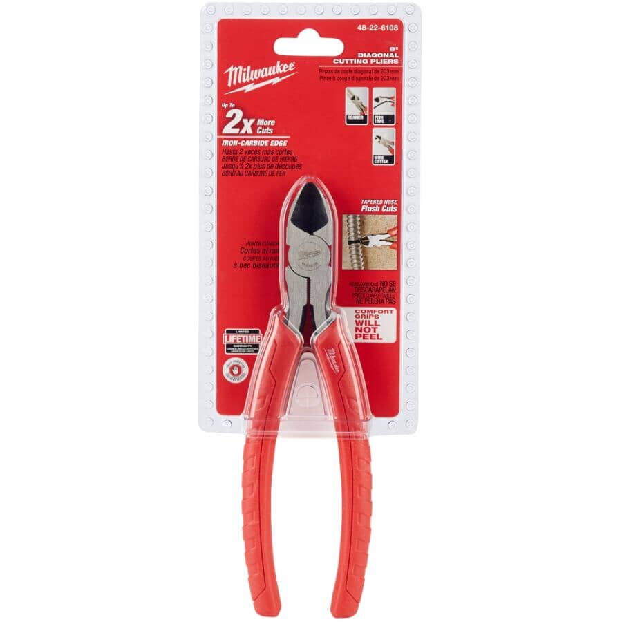 Diagonal Cutting Pliers - 8"
