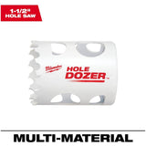 Hole Dozer 1-1/2" Bi-Metal Hole Saw