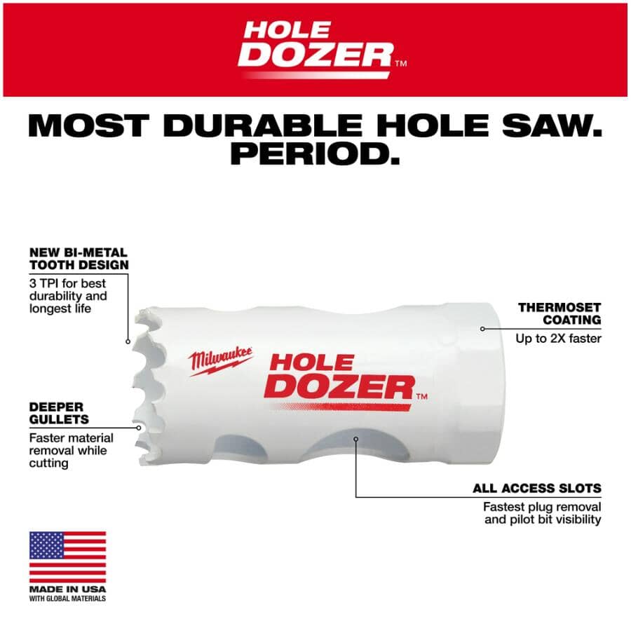 Hole Dozer 7/8" Bi-Metal Hole Saw