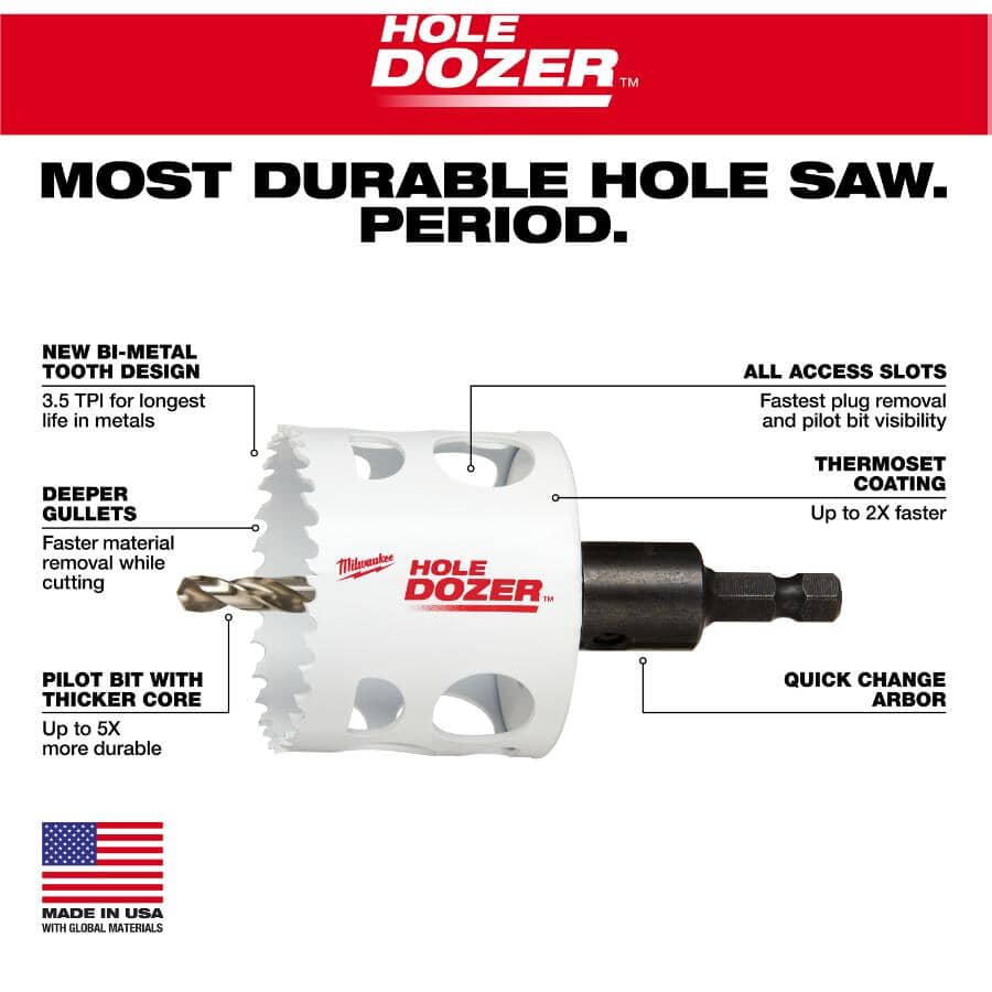 Hole Dozer General Purpose Hole Saw Set - 13 Piece
