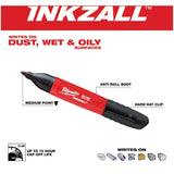 Inkzall Medium Point Black Marker - 2 Pack