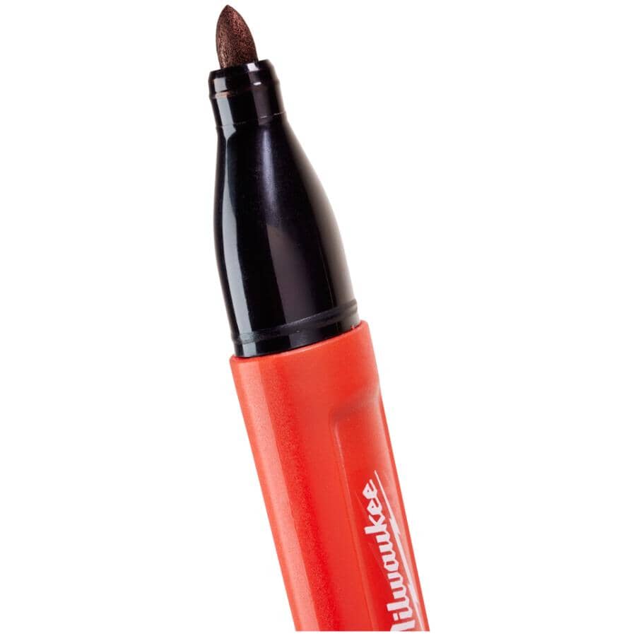 Inkzall Medium Point Black Marker - 2 Pack