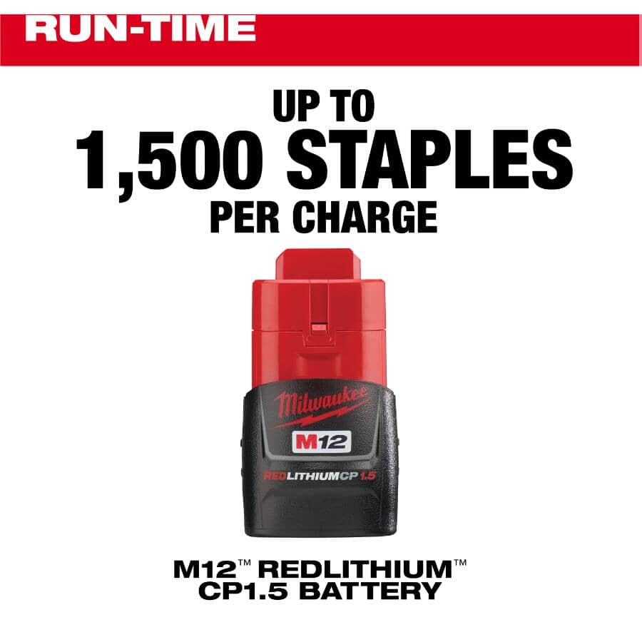 M12 Crown Stapler - 12V, 3/8", Tool only