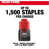 M12 Crown Stapler - 12V, 3/8", Tool only