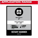 M18 Fuel 18V 1" SDS Plus Cordless Rotary Hammer - Tool Only