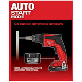 M18 Fuel 18V 1/4" Lithium-ion Cordless Drywall Screw Gun Kit - Tool Only