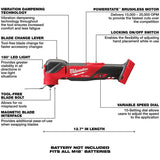 M18 FUEL Oscillating Multi-Tool - 18V, Tool Only