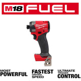 M18 Lithium Ion Cordless Hammer Drill & Impact Driver Combo Kit - 18V + 2 Batteries + Charger + Tool Case