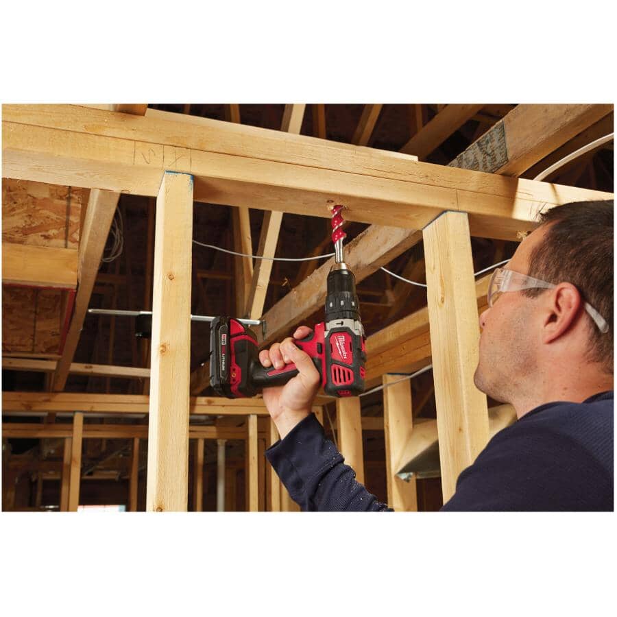 M18 Redlithium 18V Cordless Compact Hammer Drill & Impact Driver Combo Kit - with 2 Batteries, Charger & Tool Bag