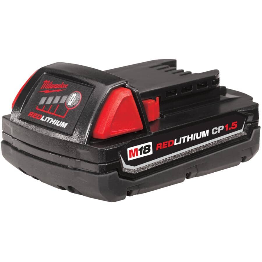 M18 Redlithium Cordless Compact 1/2" Hammer Drill Driver Kit - 18V + 2 Batteries + Charger + Tool Bag