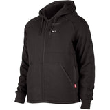Men's M12 Heated Hoodie with Zipper - Black, Large