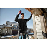 Men's M12 Heated Hoodie with Zipper - Black, Large