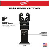 Open-Lok Universal Plunge Blades - 1-3/8", Wood, 3 Pack