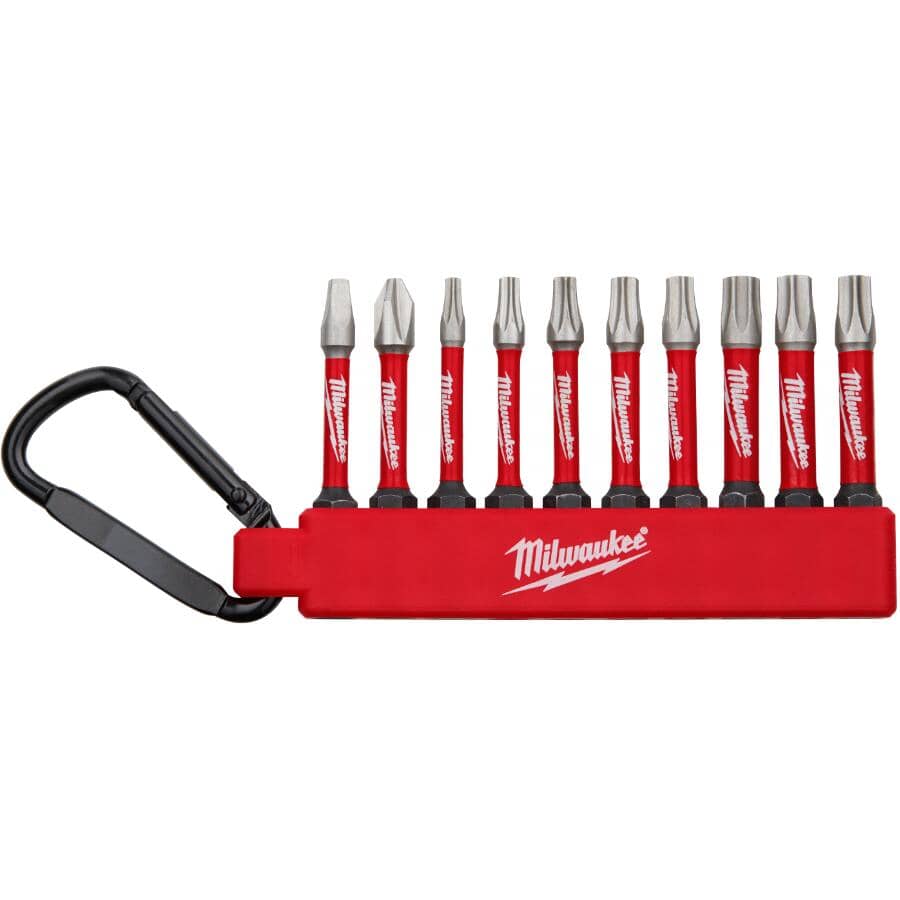 Shockwave 2" Impact Power Torx Bits - with Holder, Assorted 10 Piece