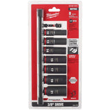 Shockwave Impact Duty 3/8" Drive Metric Deep Socket Set - 8 Piece