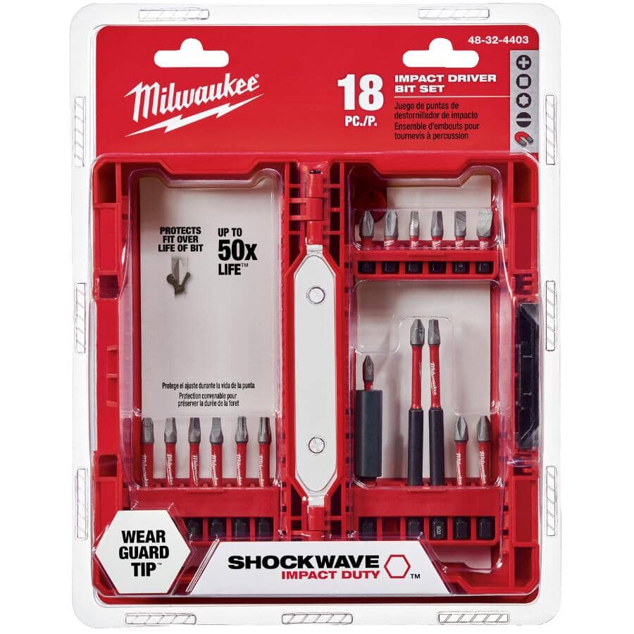 Shockwave Impact Power Driver Bit Set - 18 Piece