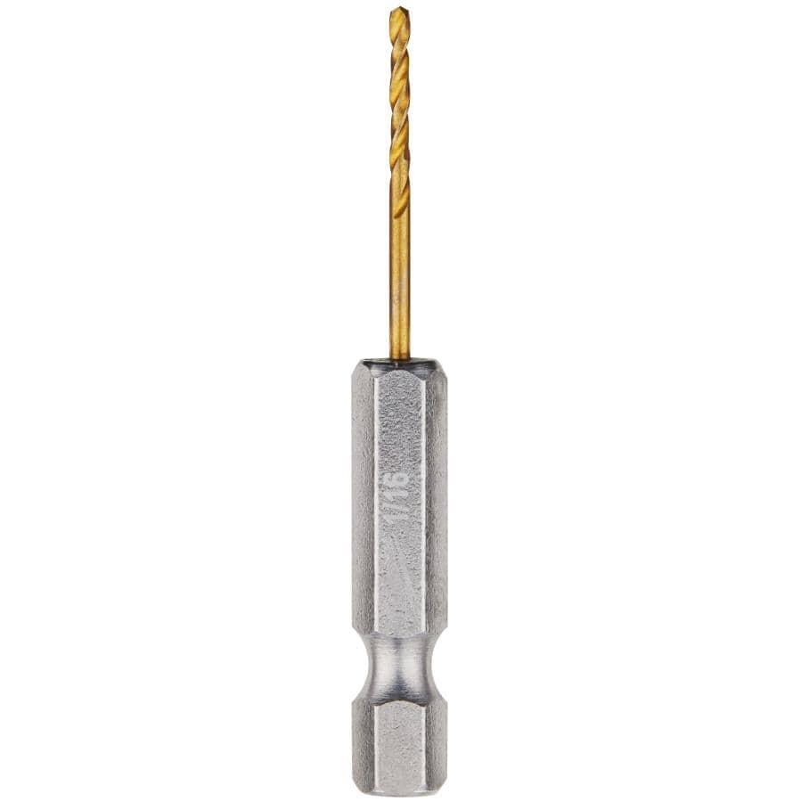 Shockwave Red Helix 1/16" Titanium Drill Bit - 2 Piece