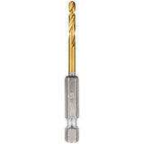 Shockwave Red Helix 1/8" Titanium Drill Bit - 2 Piece