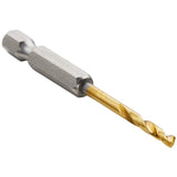 Shockwave Red Helix 1/8" Titanium Drill Bit - 2 Piece