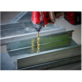 Shockwave Red Helix 3/8" Titanium Drill Bit