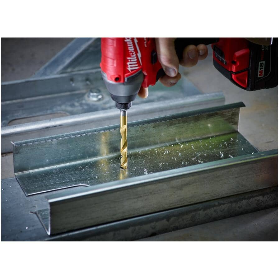 Shockwave Red Helix 3/8" Titanium Drill Bit