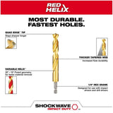 Shockwave Red Helix Titanium Drill Bit Set - 23 Piece