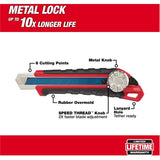 Snap Off Precision Cut Blade Utility Knife - with Metal Lock, 18 mm