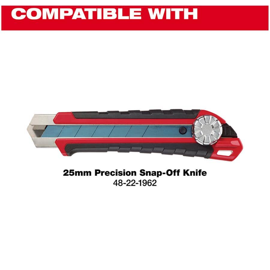 Snap Off Precision Cut Blade Utility Knife - with Metal Lock, 18 mm