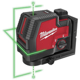 USB Rechargeable Green Cross-Line & Plumb Points Laser - with Case